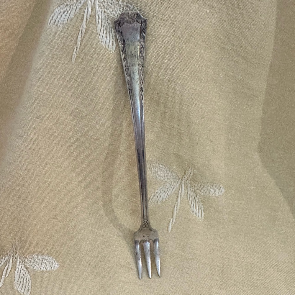 Vintage Sheffield Cocktail / Pickle / Olive Fork.